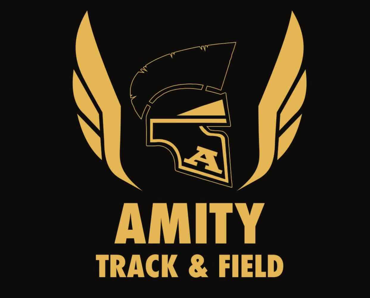 Amity Girls T&F Unisex 1/4 zip Jacket 2024- Black