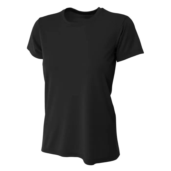 Amity Girls XC 2026 A4 Black Short Sleeve Tee